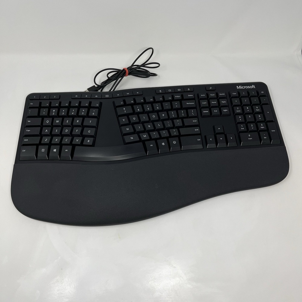 Microsoft Ergonomic Keyboard Wired USB Model 1878 Black